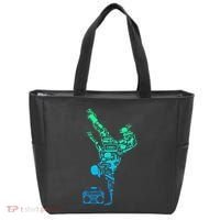 Breakdancer Breakdancing With Hip Hop Dance Music Boombox Tote Bag thumb 0