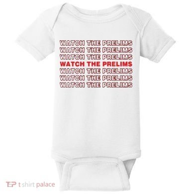 Brawler Bible Watch The Prelims Baby Bodysuit