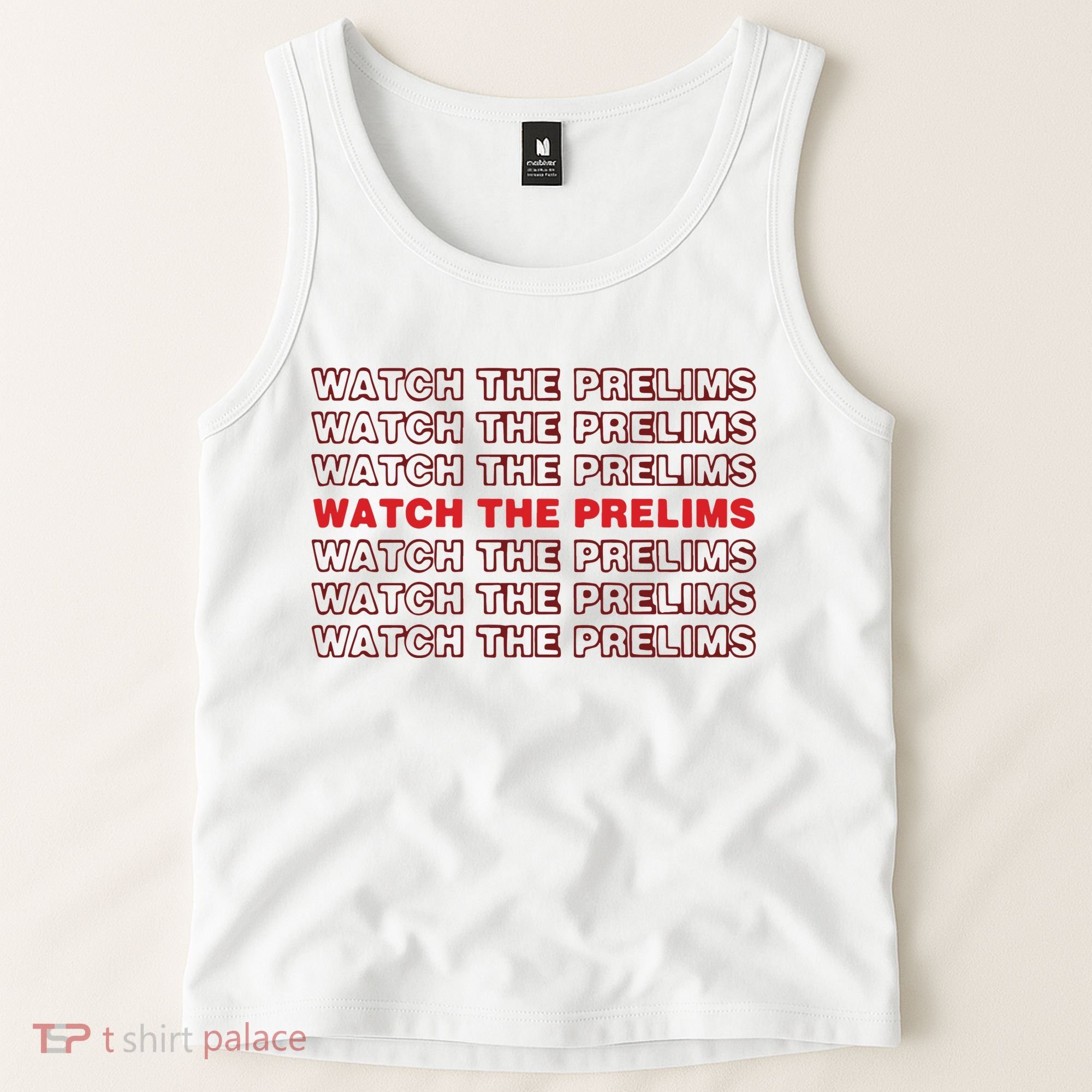 Brawler Bible Watch The Prelims Tank Top