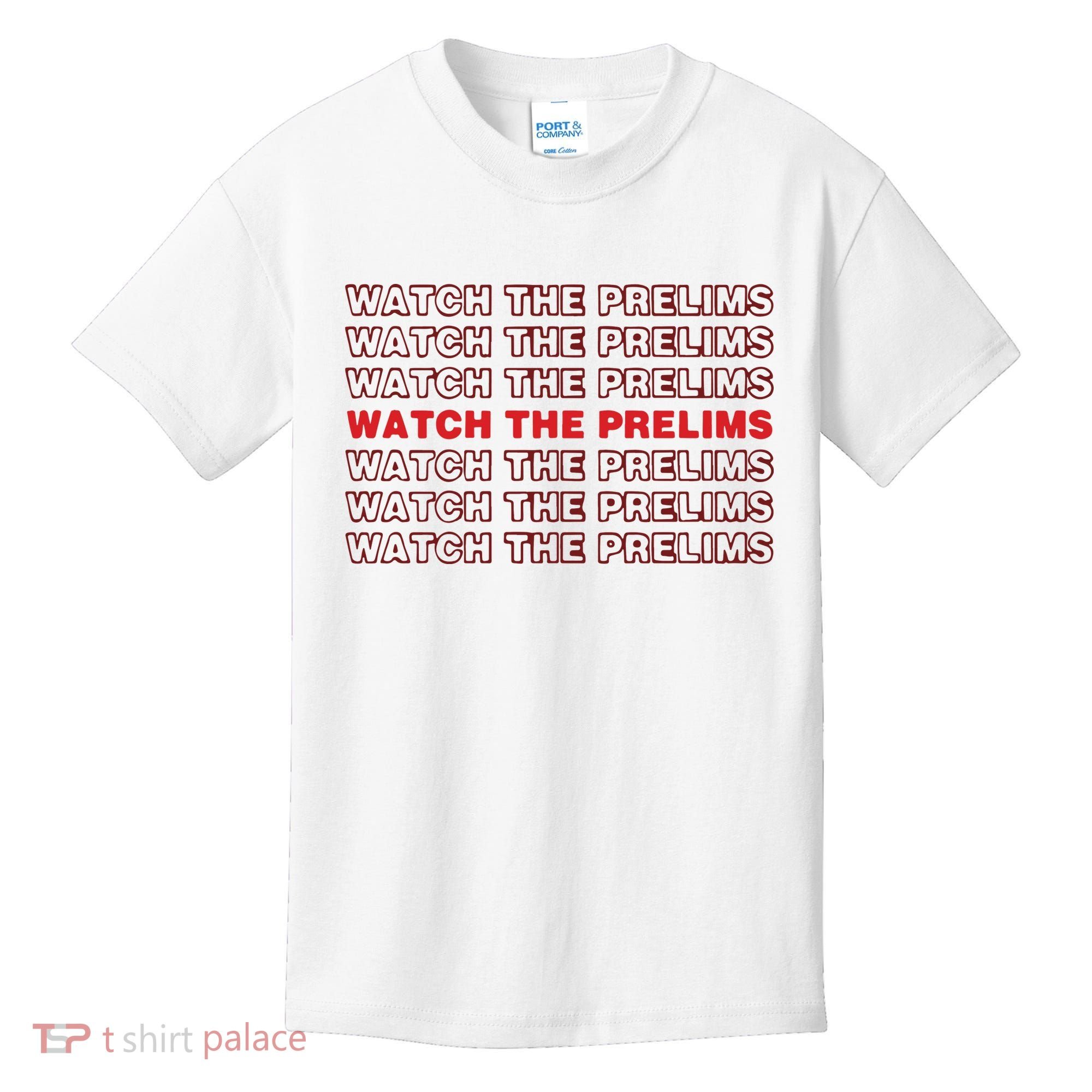 Brawler Bible Watch The Prelims Kids T-Shirt
