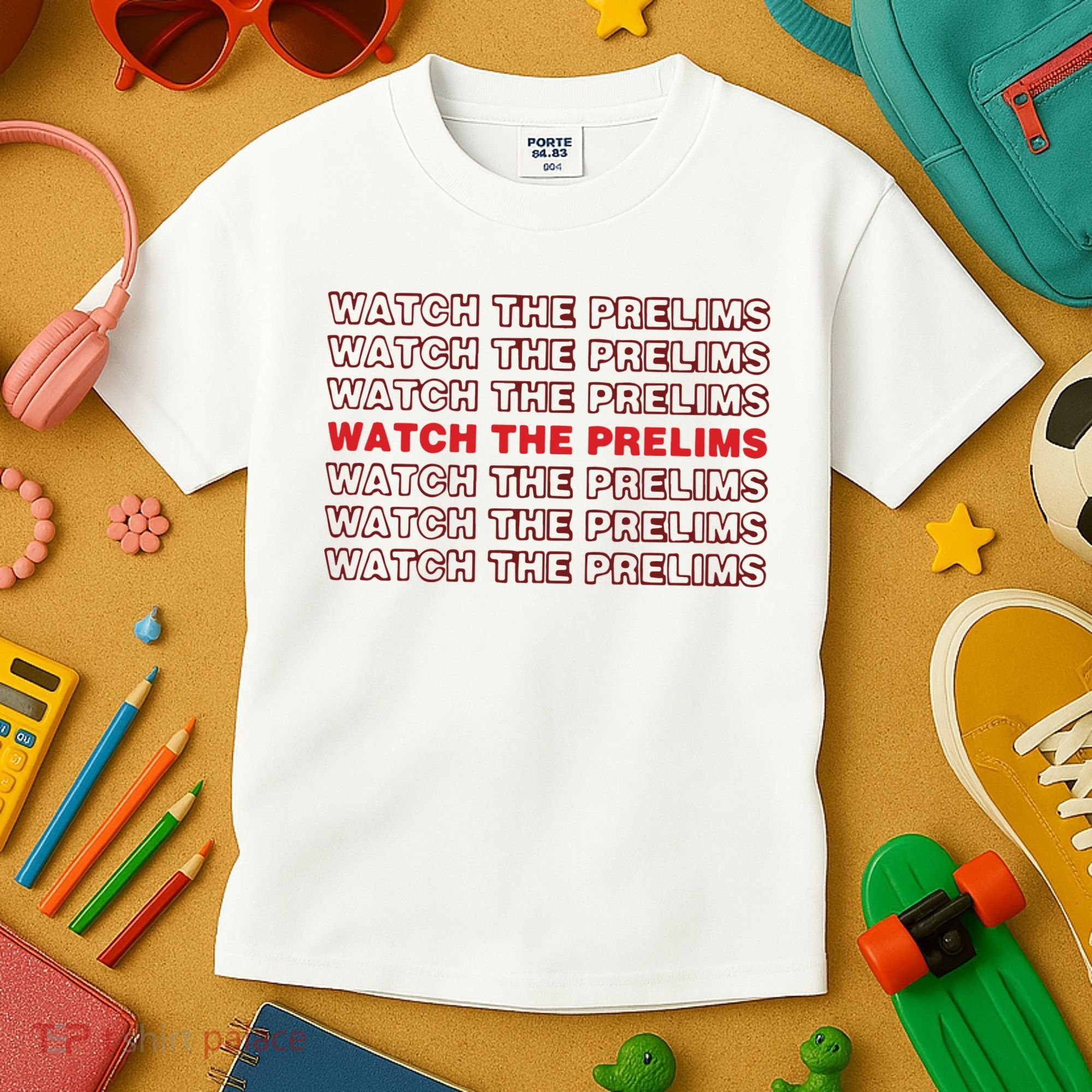 Brawler Bible Watch The Prelims Kids T-Shirt