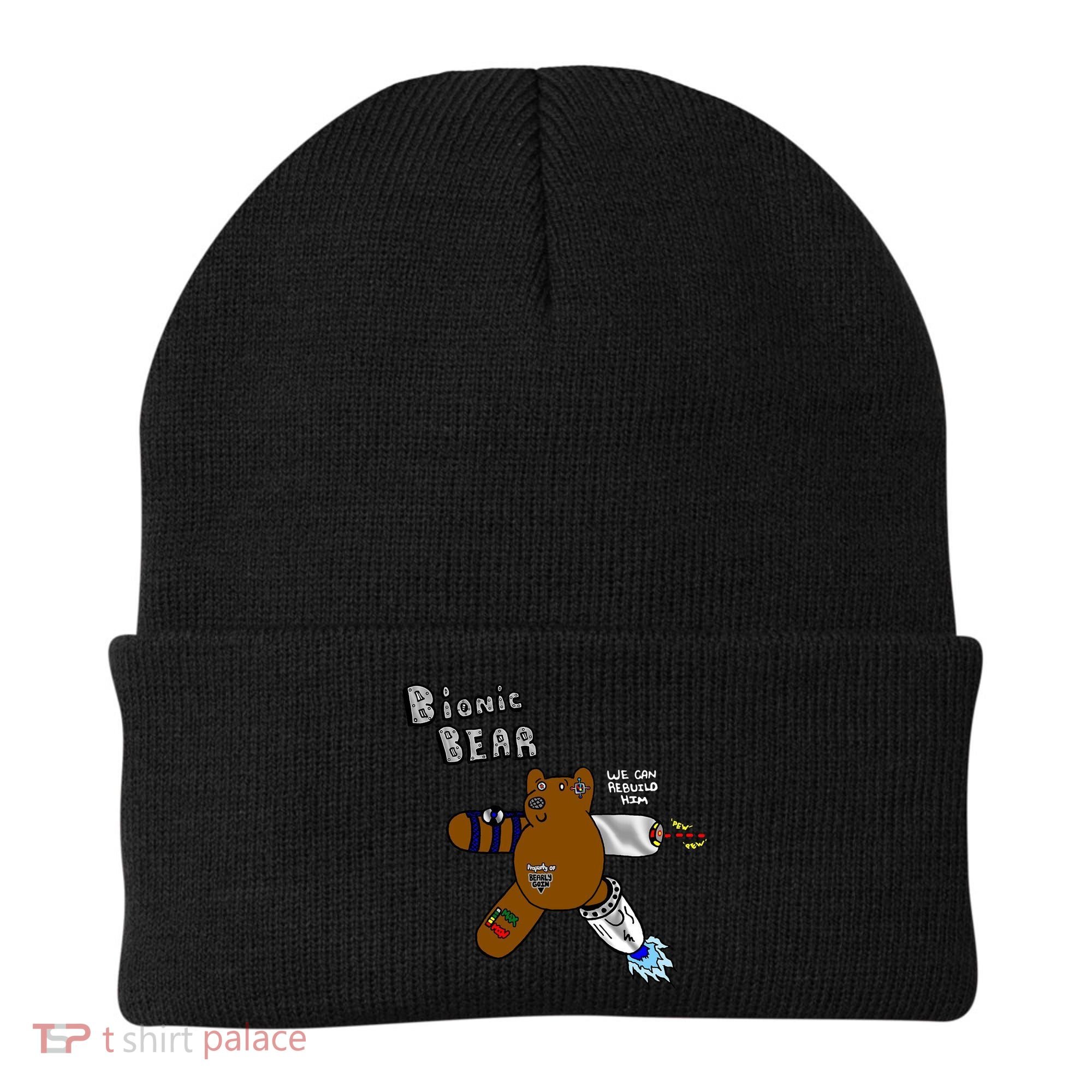 Bionic Bear We Can Rebuilt Him Beanie
