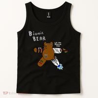 Bionic Bear We Can Rebuilt Him Tank Top thumb 2