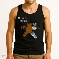 Bionic Bear We Can Rebuilt Him Tank Top thumb 3