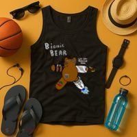 Bionic Bear We Can Rebuilt Him Tank Top thumb 4