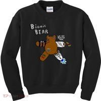Bionic Bear We Can Rebuilt Him Kids Sweatshirt thumb 0