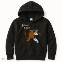Bionic Bear We Can Rebuilt Him Kids Hoodie thumb 0
