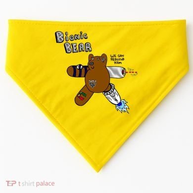 Bionic Bear We Can Rebuilt Him USA-Made Doggie Bandana