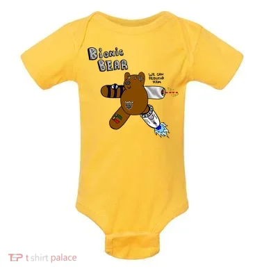 Bionic Bear We Can Rebuilt Him Baby Bodysuit