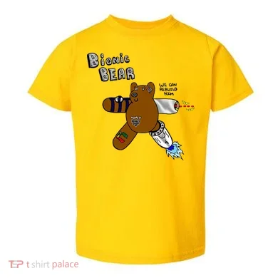 Bionic Bear We Can Rebuilt Him Toddler T-Shirt