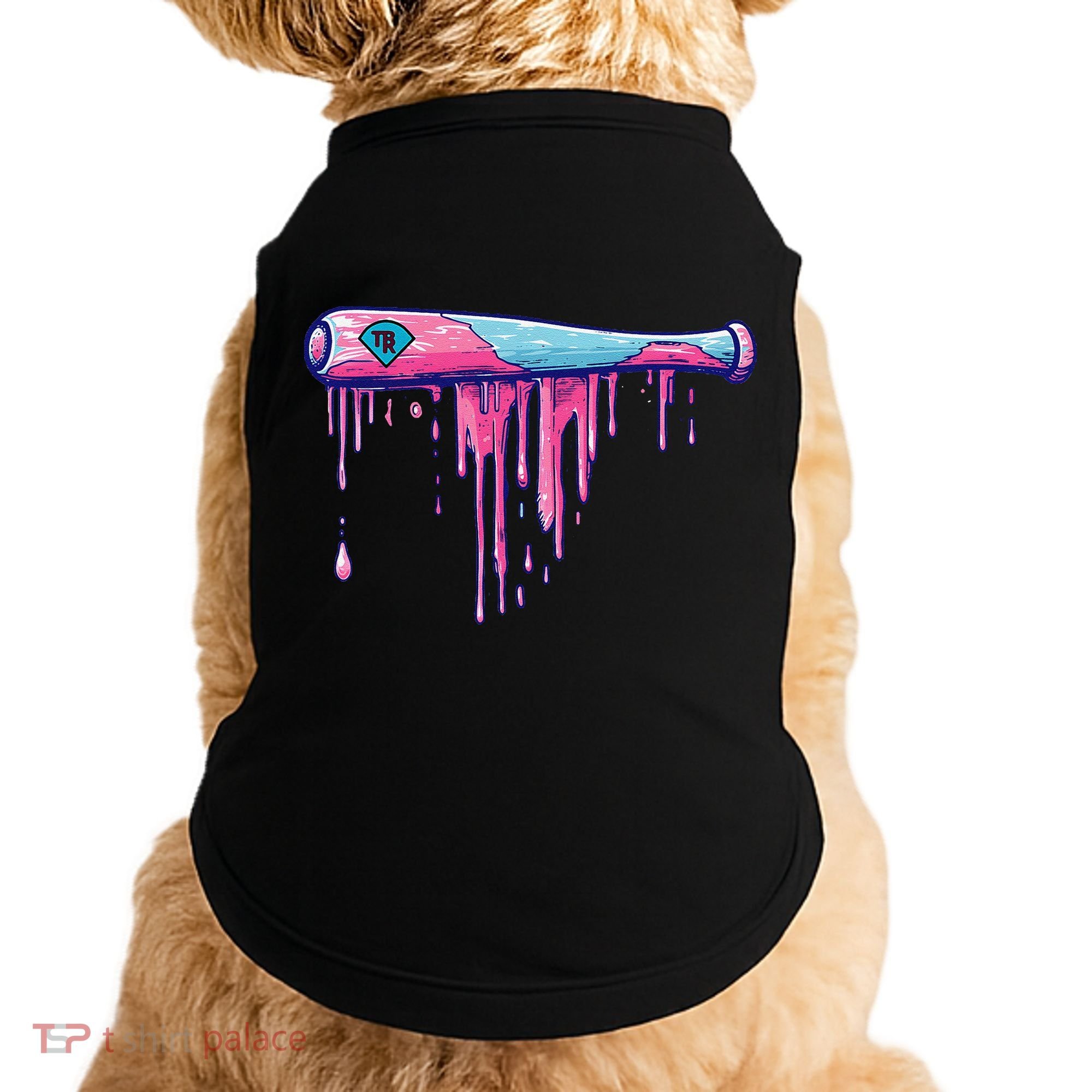 Baseball Bat With Sprinkles Drip Gift Doggie Tank