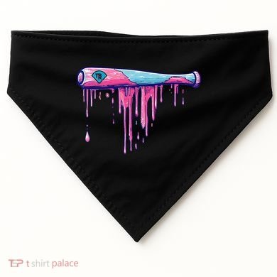 Baseball Bat With Sprinkles Drip Gift USA-Made Doggie Bandana