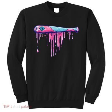 Baseball Bat With Sprinkles Drip Gift Sweatshirt
