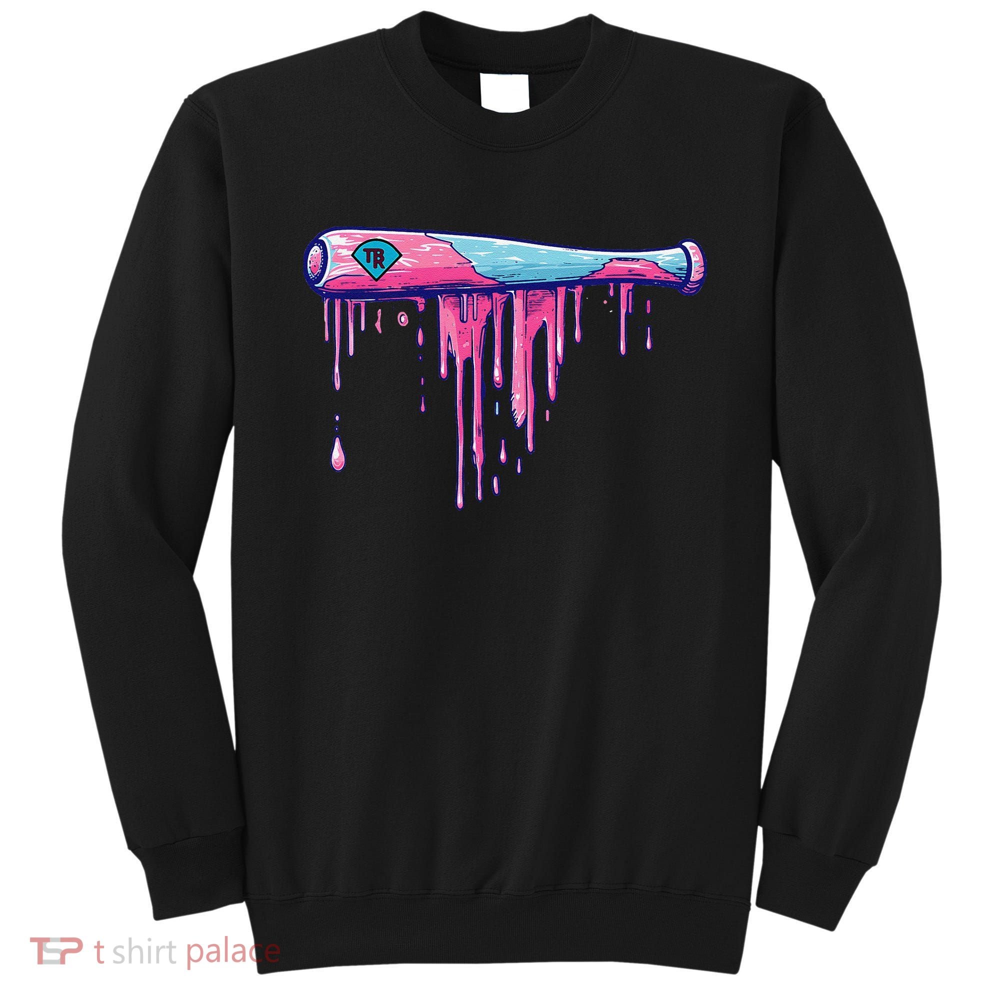 Baseball Bat With Sprinkles Drip Gift Sweatshirt