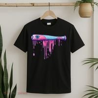 Baseball Bat With Sprinkles Drip Gift T-Shirt thumb 2