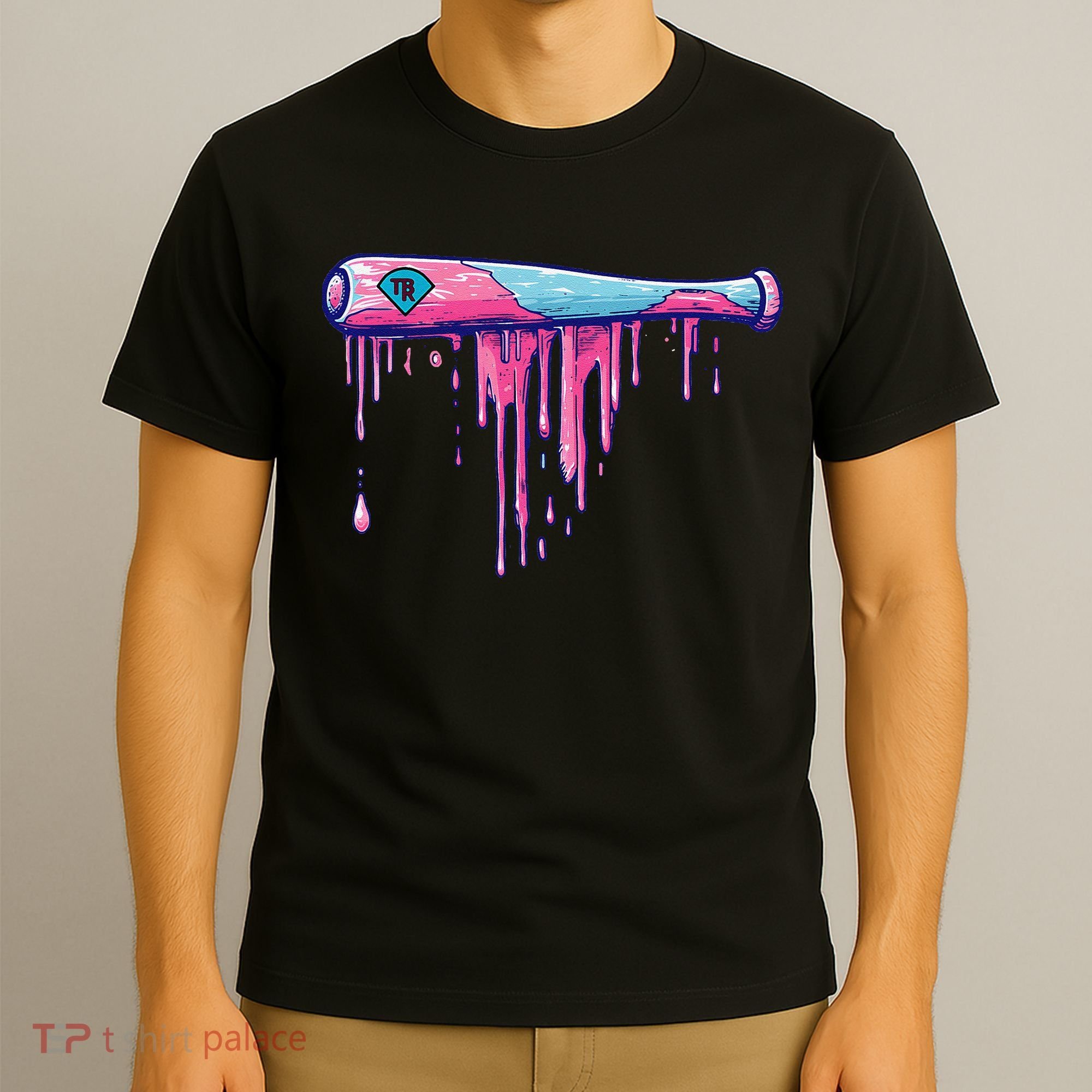 Baseball Bat With Sprinkles Drip Gift T-Shirt
