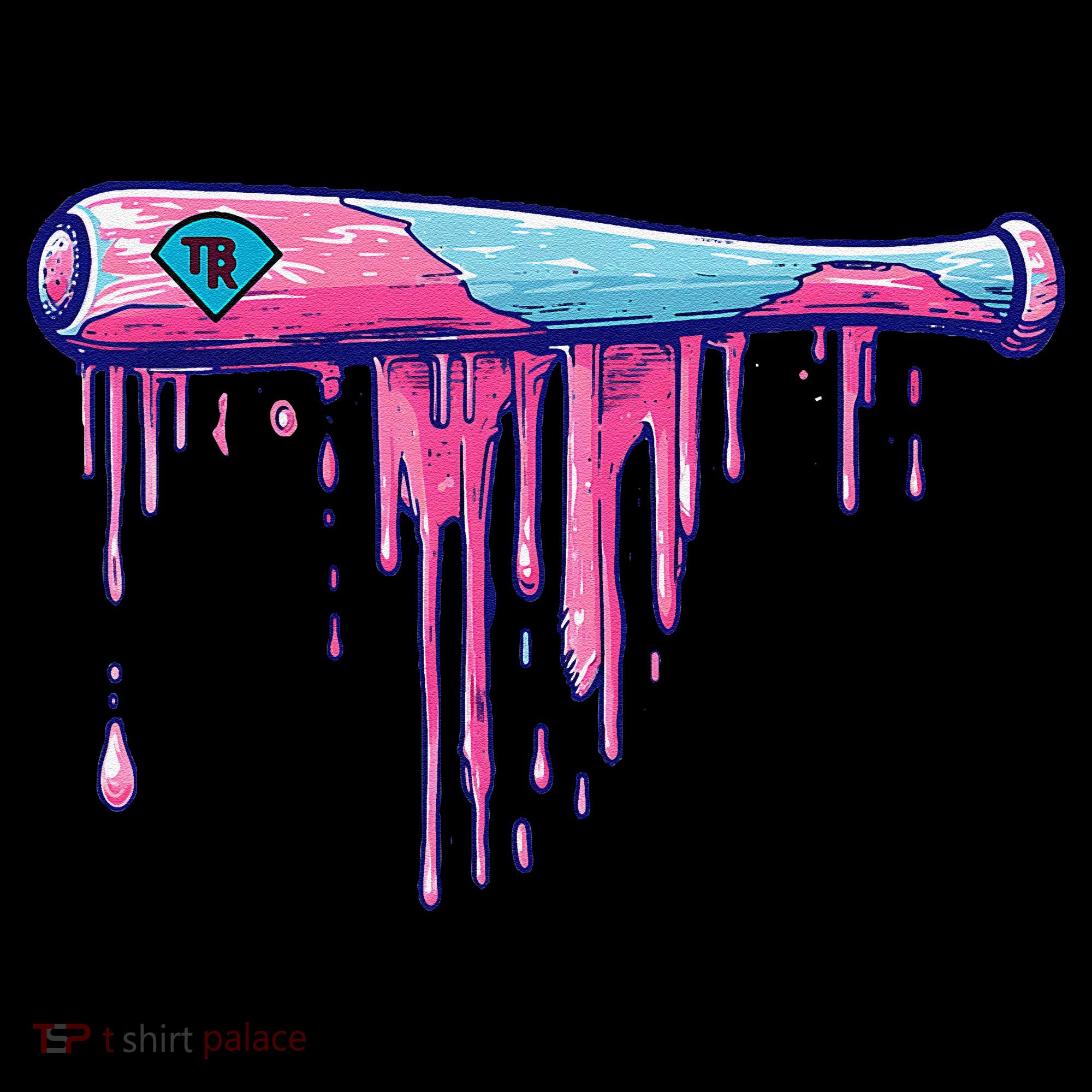 Baseball Bat With Sprinkles Drip Gift T-Shirt
