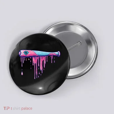 Baseball Bat With Sprinkles Drip Gift Button