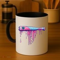 Baseball Bat With Sprinkles Drip Gift Coffee Mug thumb 4