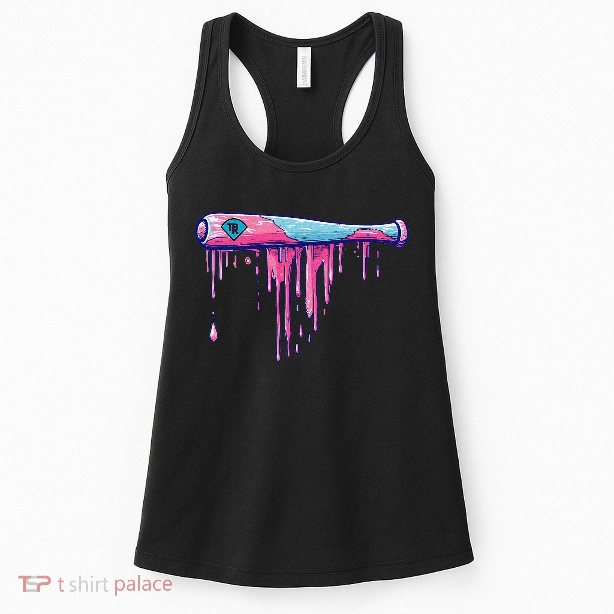 Baseball Bat With Sprinkles Drip Gift Women's Tank Top