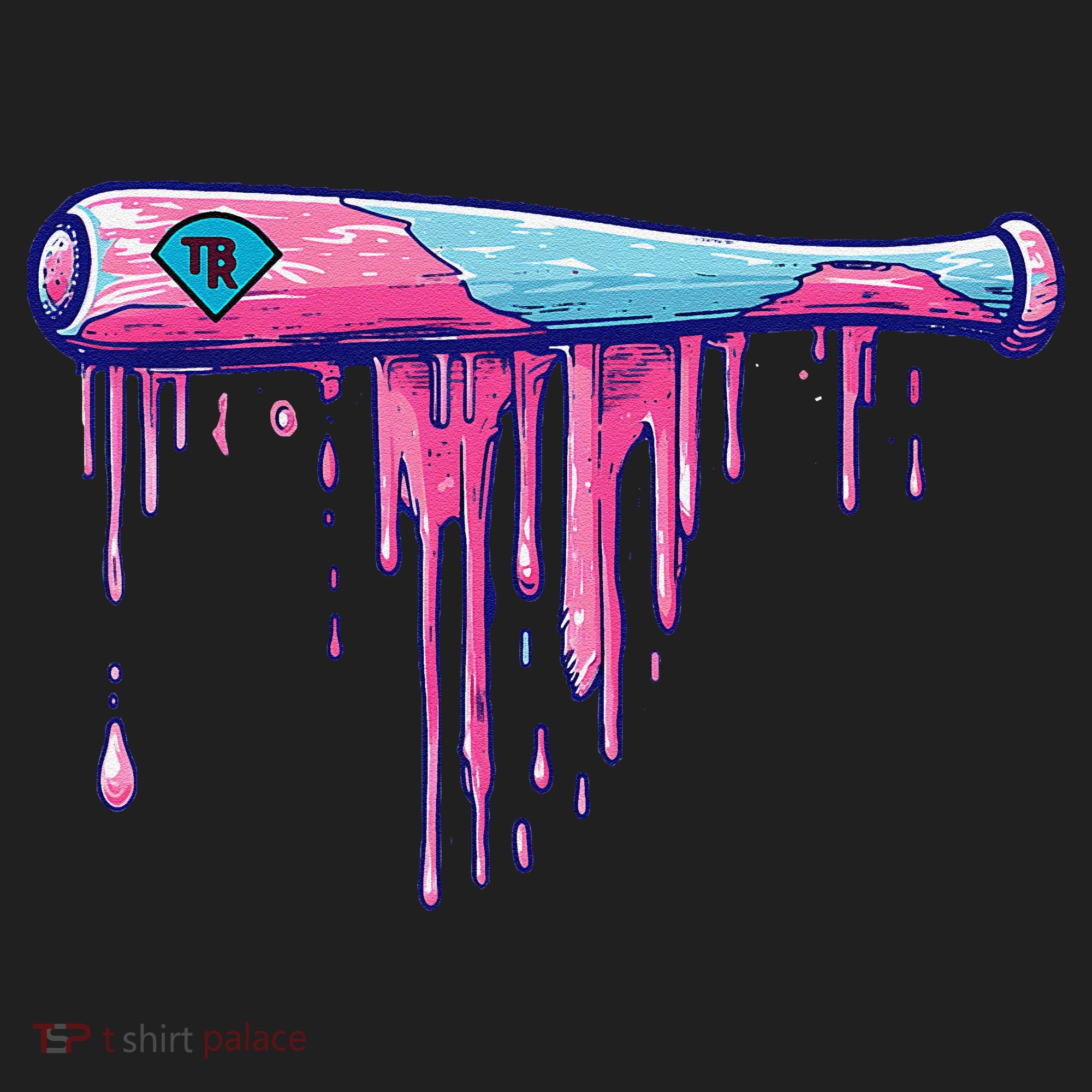 Baseball Bat With Sprinkles Drip Gift Hat