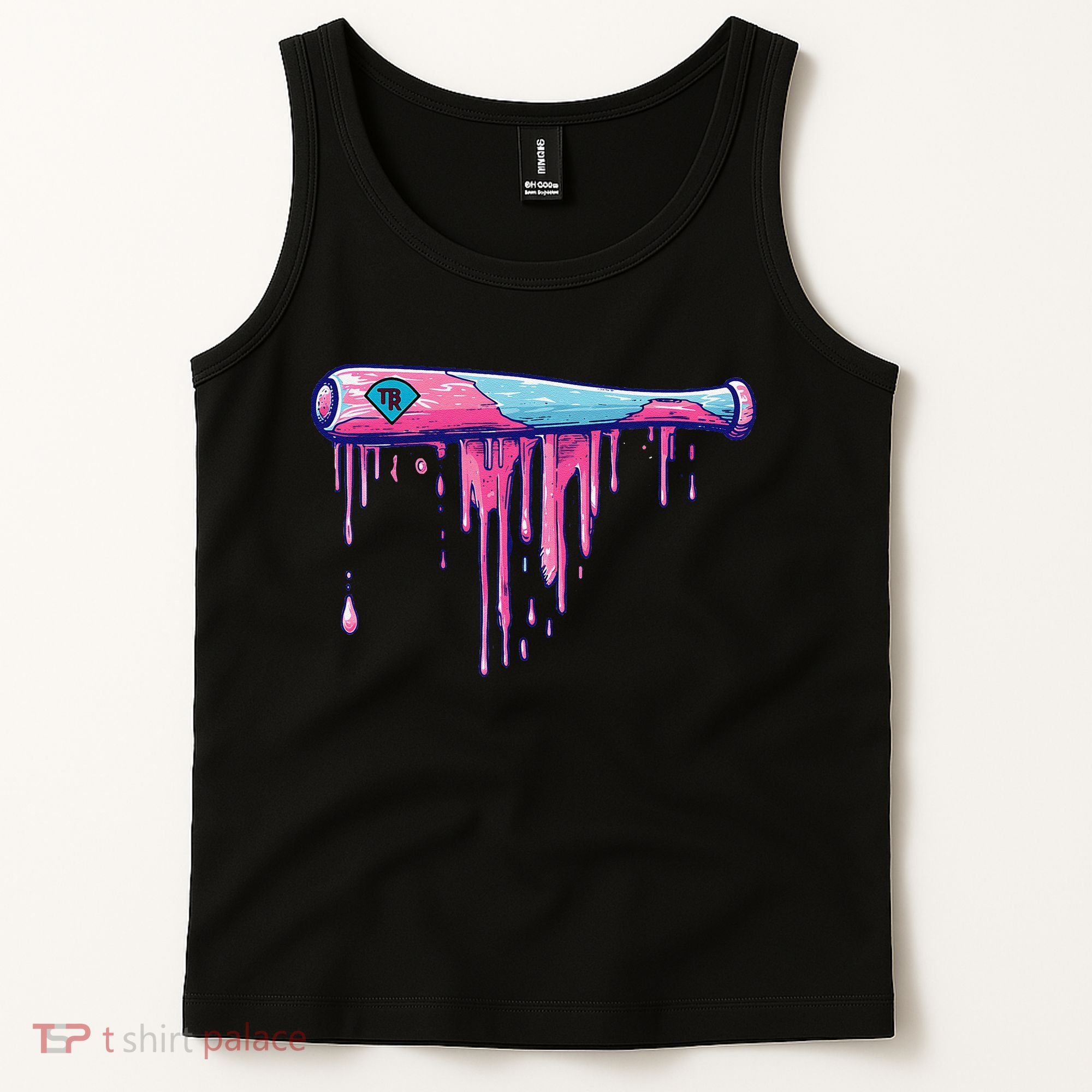 Baseball Bat With Sprinkles Drip Gift Tank Top