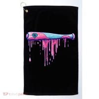 Baseball Bat With Sprinkles Drip Gift Golf Towel thumb 0