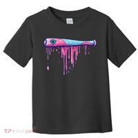Baseball Bat With Sprinkles Drip Gift Toddler T-Shirt thumb 0