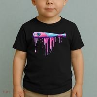 Baseball Bat With Sprinkles Drip Gift Toddler T-Shirt thumb 2