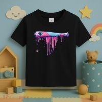 Baseball Bat With Sprinkles Drip Gift Toddler T-Shirt thumb 3