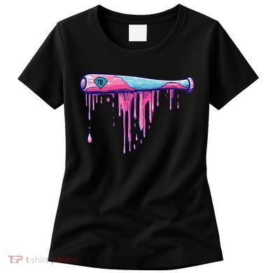 Baseball Bat With Sprinkles Drip Gift Women's T-Shirt