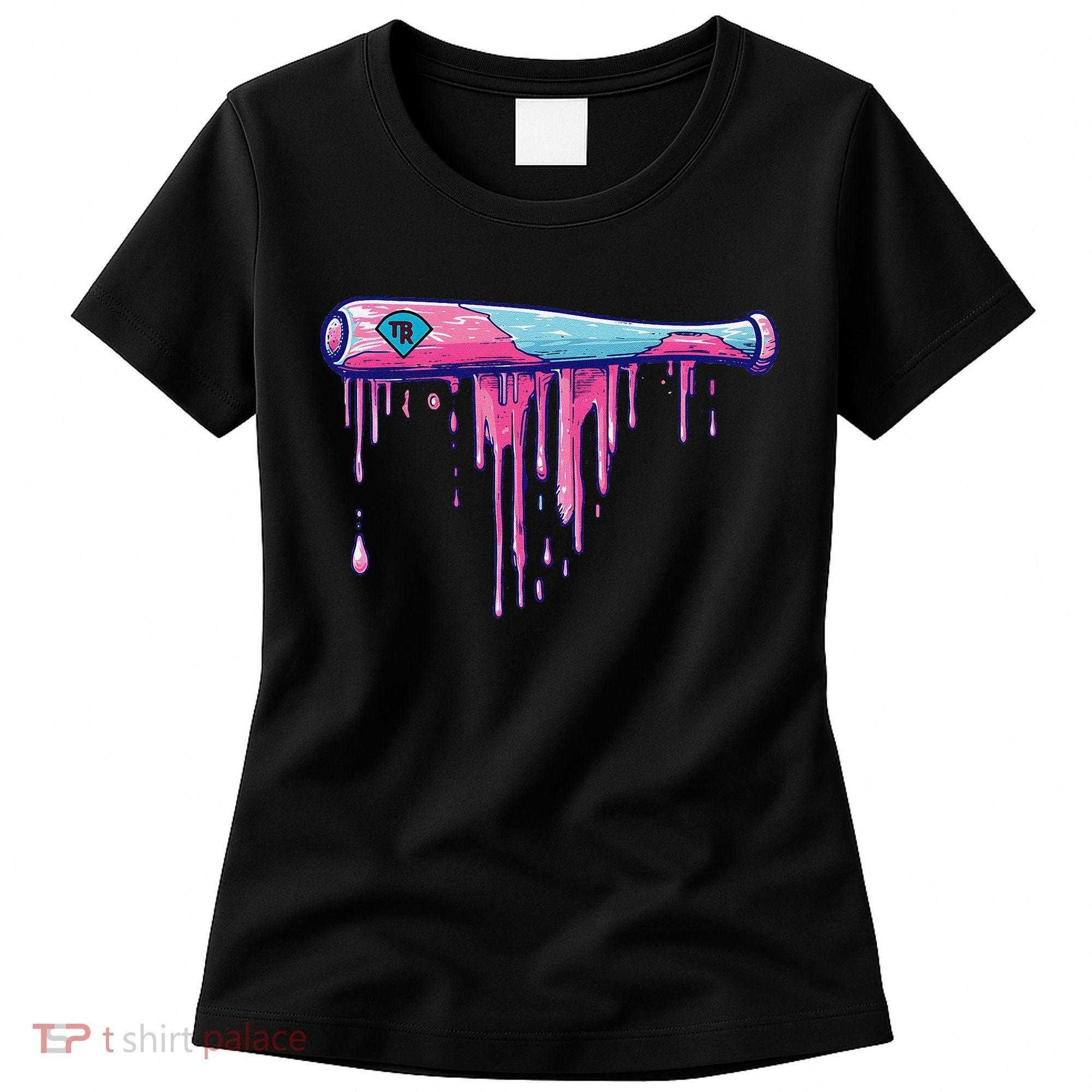 Baseball Bat With Sprinkles Drip Gift Women's T-Shirt