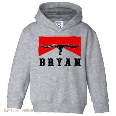 Bryan Bullhead Western Cowboy Cow Skull Toddler Hoodie
