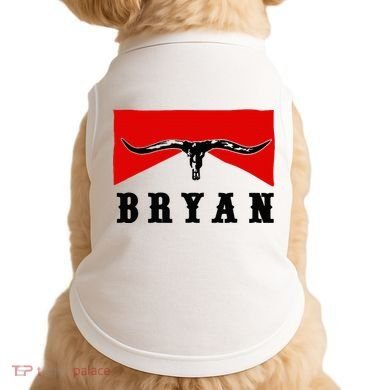 Bryan Bullhead Western Cowboy Cow Skull Doggie Tank