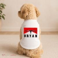 Bryan Bullhead Western Cowboy Cow Skull Doggie Tank thumb 2