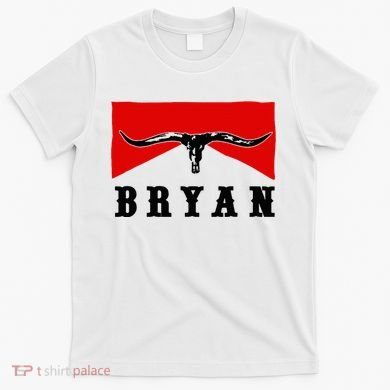 Bryan Bullhead Western Cowboy Cow Skull T-Shirt
