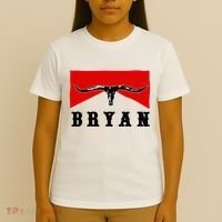 Bryan Bullhead Western Cowboy Cow Skull T-Shirt thumb 4