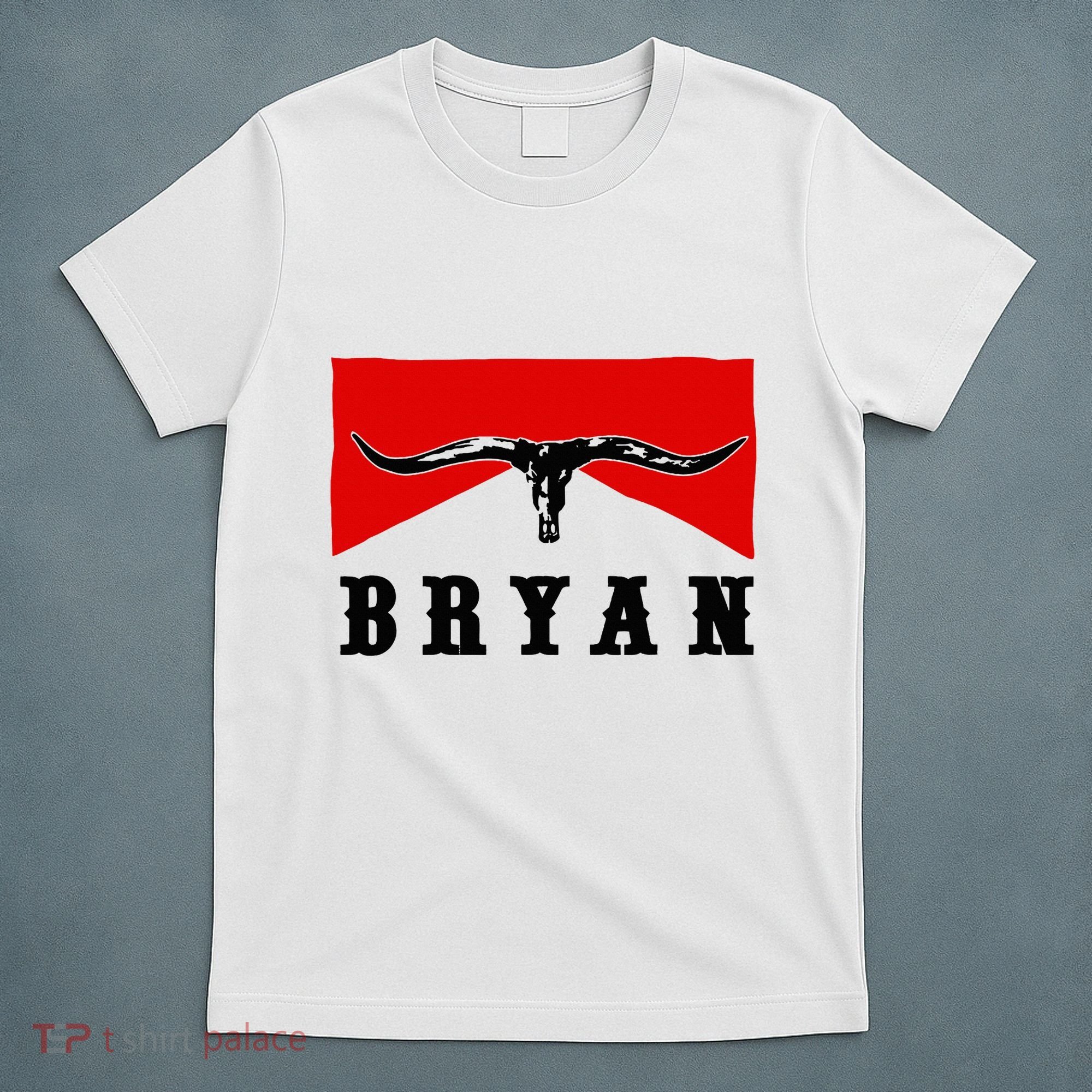 Bryan Bullhead Western Cowboy Cow Skull T-Shirt