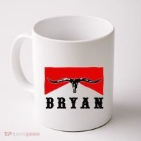 Bryan Bullhead Western Cowboy Cow Skull Coffee Mug thumb 0