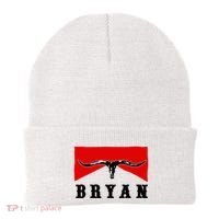 Bryan Bullhead Western Cowboy Cow Skull Beanie thumb 0