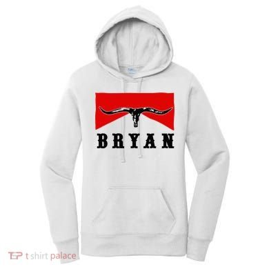 Bryan Bullhead Western Cowboy Cow Skull Women's Hoodie