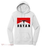 Bryan Bullhead Western Cowboy Cow Skull Women's Hoodie thumb 0