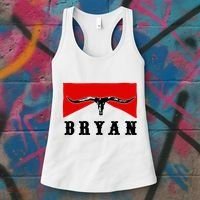 Bryan Bullhead Western Cowboy Cow Skull Women's Tank Top thumb 3