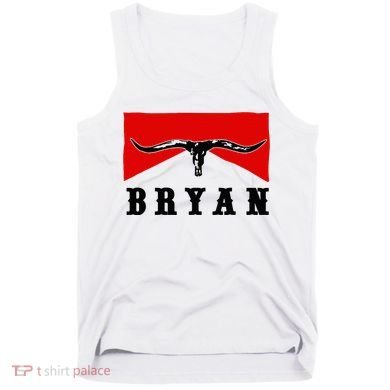 Bryan Bullhead Western Cowboy Cow Skull Tank Top