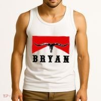 Bryan Bullhead Western Cowboy Cow Skull Tank Top thumb 3