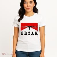 Bryan Bullhead Western Cowboy Cow Skull Women's T-Shirt thumb 4