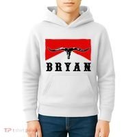 Bryan Bullhead Western Cowboy Cow Skull Kids Hoodie thumb 4