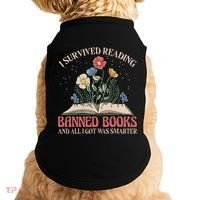 Banned Books Week Bookworm Banned Books Reader Doggie Tank thumb 0