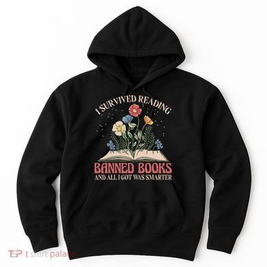 Banned Books Week Bookworm Banned Books Reader Hoodie