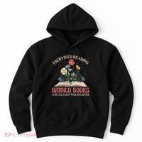 Banned Books Week Bookworm Banned Books Reader Hoodie thumb 0